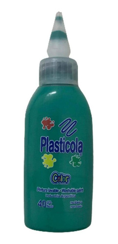 Plasticola Color Verde 40 Grs