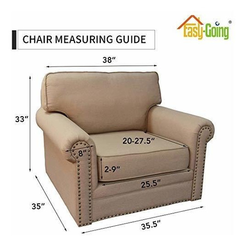 Funda Para Sofa Easy-going De 2 Piezas Elasticas Chocolate