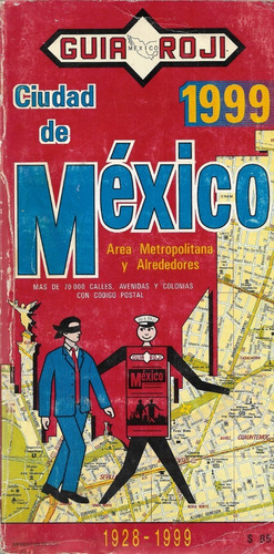 Guía Roji Ciudad De México 1999 / Área Metropolitana Alreded