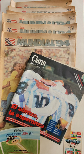 Diario Clarin Mundial 94 Lote De 34 Diarios 1994 Deportivo (Usado)
