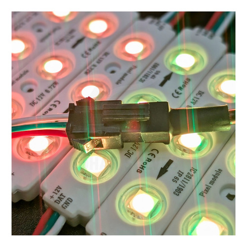 Conectores Jst Sm 3 Pin Macho/hembra 22 Awg Para Led 5 Pares
