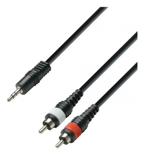 Cable De Audio De Minijack 3,5 Mm Estéreo Adam Hall K3ywcc06