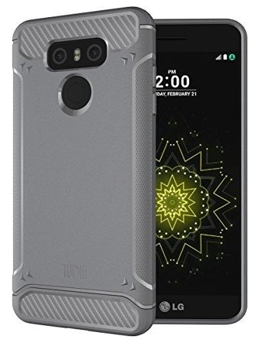 Funda Protectora Bumper Anti Golpes Para  LG G6 Color Gris