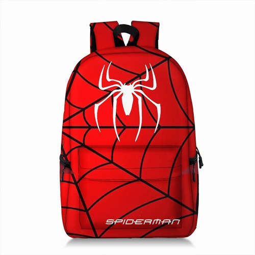 Mochila Escolar Spiderman Para Niño De Primaria Nueva