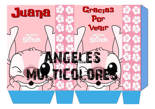 Bolsita Golosinera Para Imprimir Stitch Personalizado
