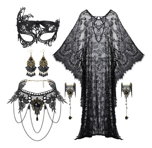 5 Accesorios De Disfraz De Halloween Para Mujer, Gargantilla
