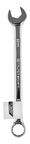 Llave Combinada Extralarga Mm 23x319 Mm Truper 15650 Color Gris