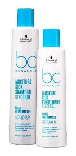 Schwarzkopf Moisture Kick Clean Shampoo 250ml + Cond 250ml