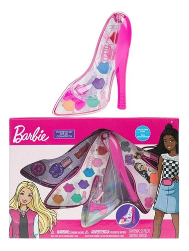 Set De Maquillaje Townley Barbie 20 Pzas