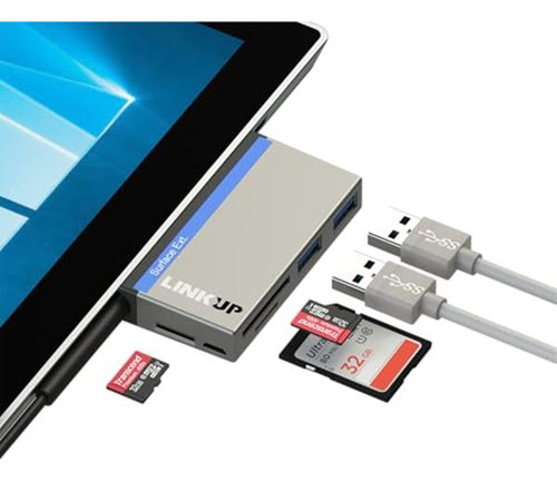 Linkup - Surface Pro (3/4/5/6) Compatible Sd Card Micro Memo
