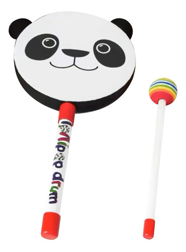 Tambor De Mano De Madera Para Niños, Juguete Musical Con