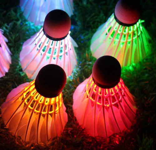 Led Shuttlecock Badminton Birdies, Iluminación Leadge Shuttl