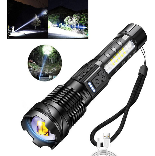 Linterna Titanium Tactical Laser Pro Camping Led Trail Usb-