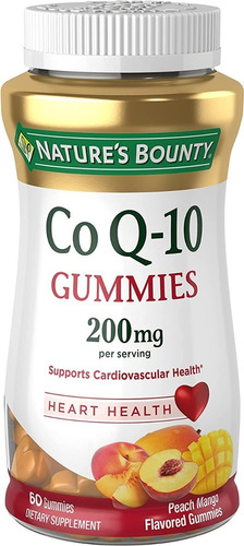 Coq-10 200 Mg Gummies 60 Gomitas Nature's Bounty