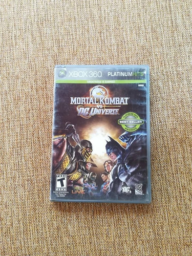 Mortal Kombat Vs Dc Universe Xbox 360. Envios Todo Chile.
