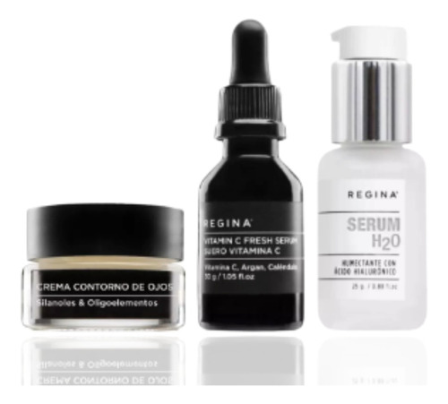 Set Antiedad Regina Serum Vitamina C & Hialuronico 