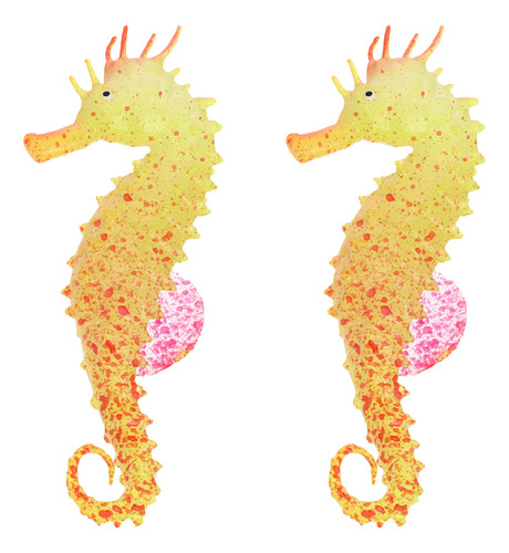 Accesorios Para Tanques Simulation Hippocampus Luminous, 2 U
