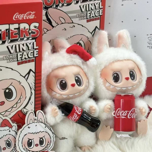 Peluche Infantil De Monstruo De Coca-cola Labubu De Pop Mart