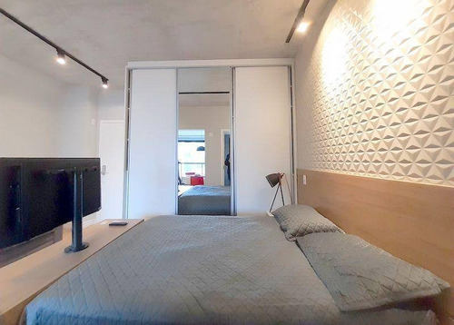 Imagem 12 de 30 de Mobiliado, Semi Novo, 01 Suite, 33 Metros De Aréa Util, 01 Vaga De Garagem, Amplo Lazer. - Ap3439