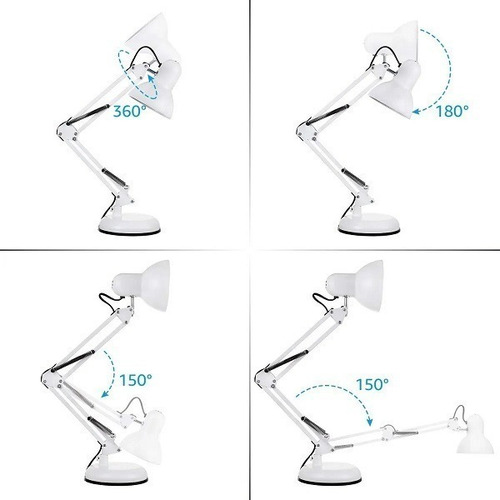 Luminaria Pixar Articulada Abajur De Mesa Com Base