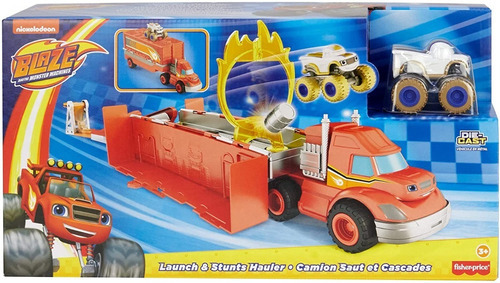 Blaze & The Monster Machine Camión De Superacrobacias Color Naranja