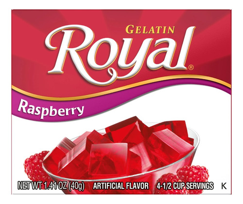 Gelatina Royal Raspberry Moras Gelatin
