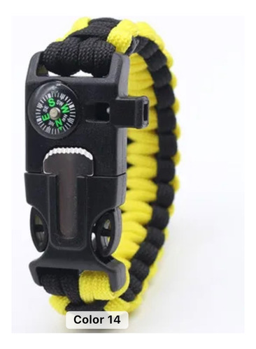 Pulsera Táctica Paracord Supervivencia 2 Unidades