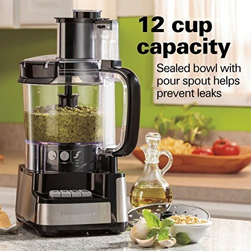 Imagen 9 de 10 de Procesador De Alimentos Hamilton Beach Stack And Snap De 12
