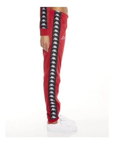 Pantalón Kappa Original Banda 222 Wrastoria Mujer - Rojo