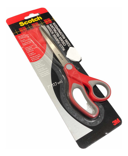 Tijeras Inoxidables 3m Scotch Multiusos Escolar Oficina 17cm