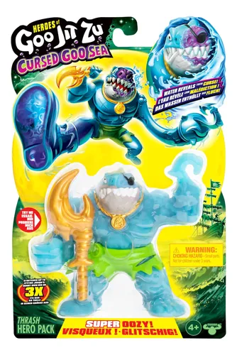 Brinquedo De Boneco De Ação Heroes Of Goo Jit Zu Thrash