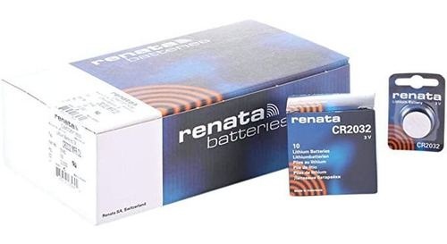 Renata 10 X 2032 Batería De Litio (fabricado En Suiza