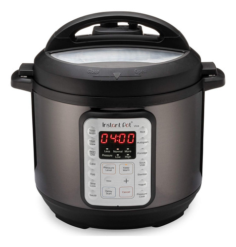 Olla Instantanea Viva 6qt 9-en-1 Multi-cocina Negro