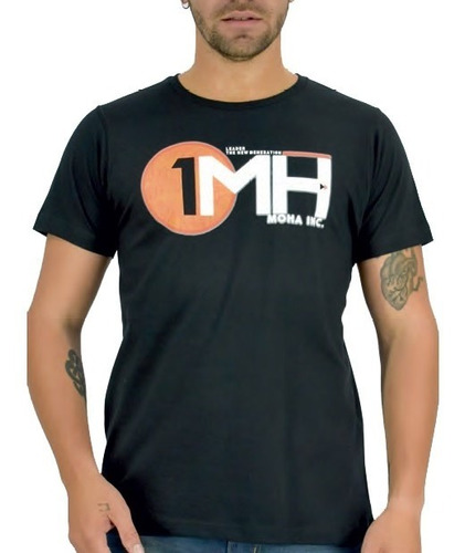 Remera Manga Corta U Texto One | Moha (1122176)