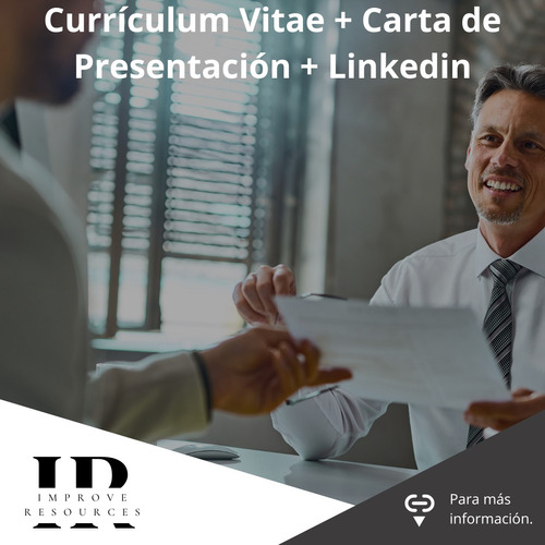 Currículum Vitae + Carta De Presentación + Linkedin