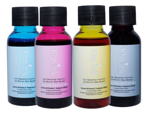 4 Botellas Tinta Compatible Epson T664 L120 L310 L380 120ml