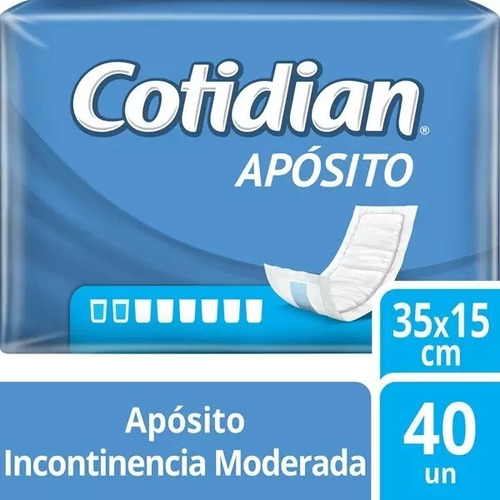 Imagen 2 de 3 de Apósito Cotidian Unisex X 40 Unidades