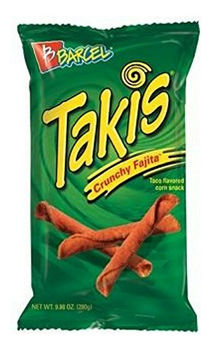 Pack De 3 Bolsas De Barcel Takis Crunchy Fajita, 9.9oz