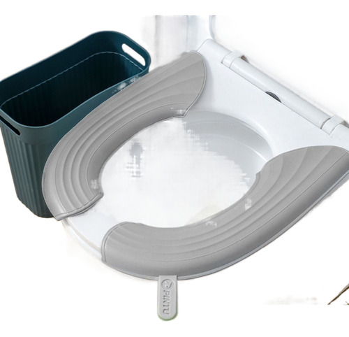 Funda De Asiento De Inodoro Lavable Para Cojín De Inodoro