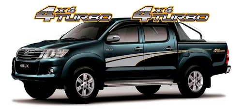 Calco Toyota Hilux Srv 2005 Juego + 4x4 Turbo