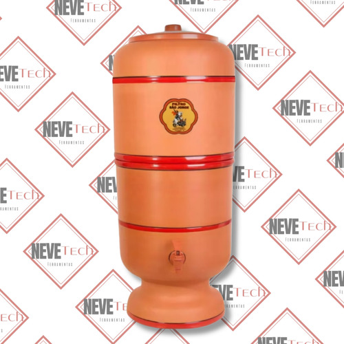 Filtro De Barro São Jorge 2 Lts C/ Vela Bóia E Torneira