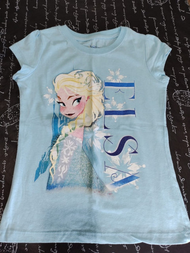 Remera Disney Princesas Elsa Frozen T 6