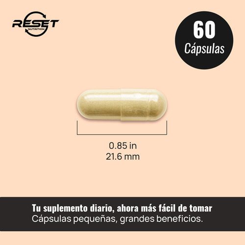 Reset Nutrition® Advanced Probiotics | 60 Cápsulas Suplemento Alimenticio para Mejorar la Salud Digestiva, Fortalecer el Sistema Inmunológico y Promover el Equilibrio Intestinal