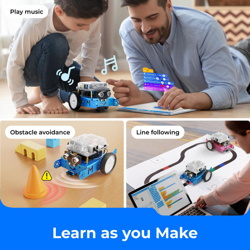 Robot Mbot Explorer Makeblock De Metal Para Armar Niños Personaje Color