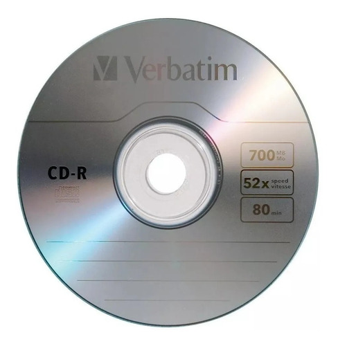  Cd Verbatim Seriado X 5 Unidades Afip-igj - Envio Gratis 