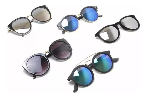Imagem 4 de 6 de Kit C/6 Óculos De Sol Masculino E Feminino Atacado Revender