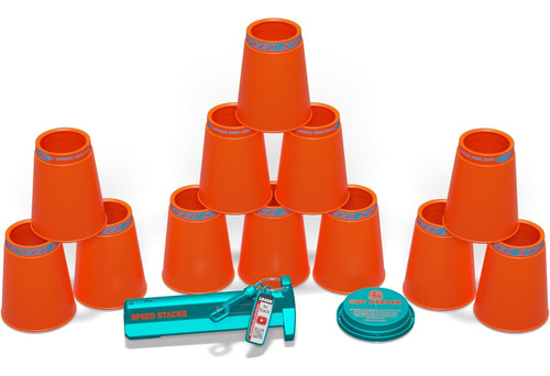 Set Speed Stacks - Pro Series 2x Naranja Metálico