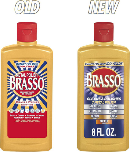 Brasso Deslustre Y Removedor Multiusos Para Metal 237ml