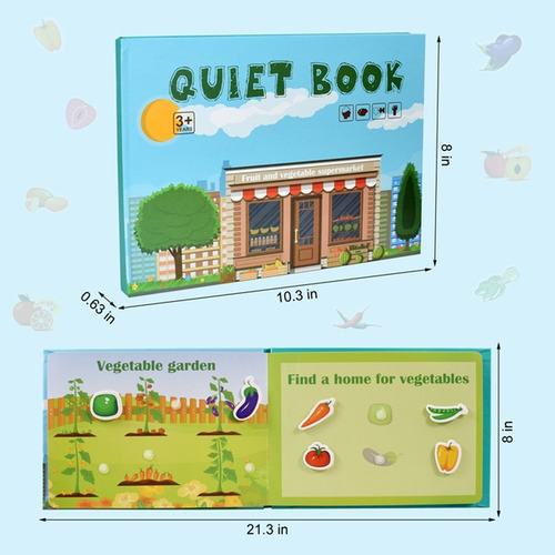 Libro Tranquilo Para Niños, Libro Interactivo Montessori