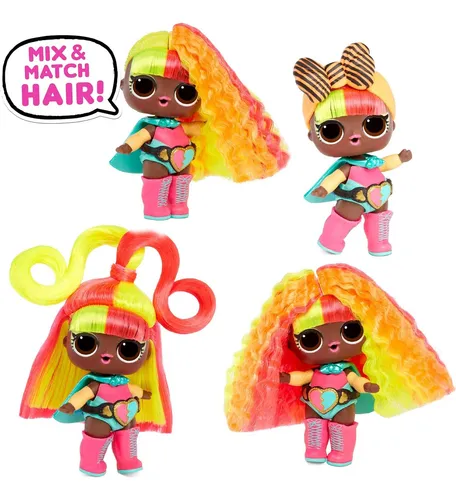 Muñeca L.o.l. Surprise! Hairvibes 15 Sorprisas Y Cabello